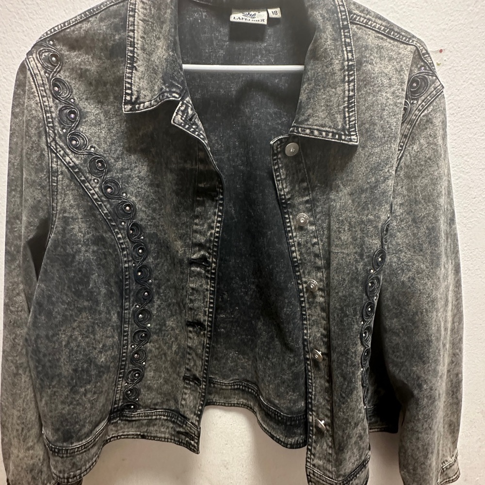 Acid Wash Denim Jacket
